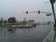 Rainy day in San Diego