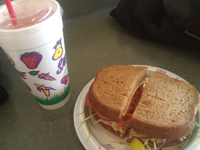 Smoothie and Tuna Sandwich, Juice Adventure