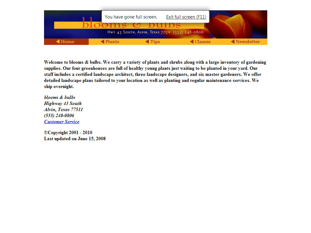 Blooms & Bulbs Thumbnail