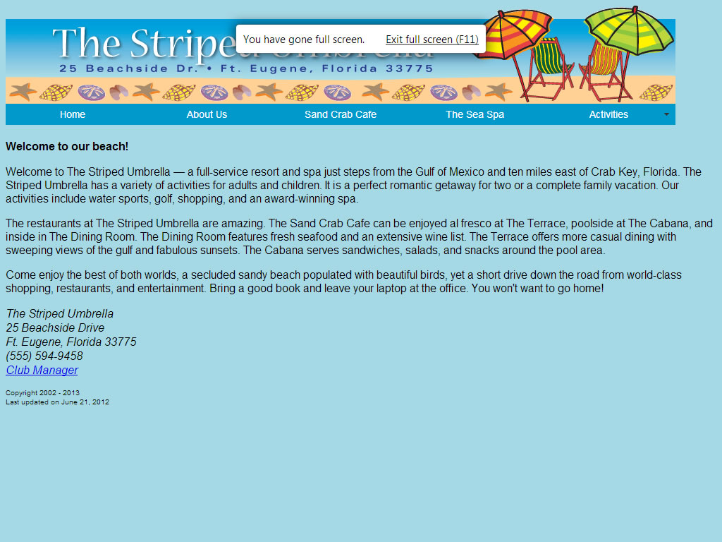 Striped Umbrella Thumbnail