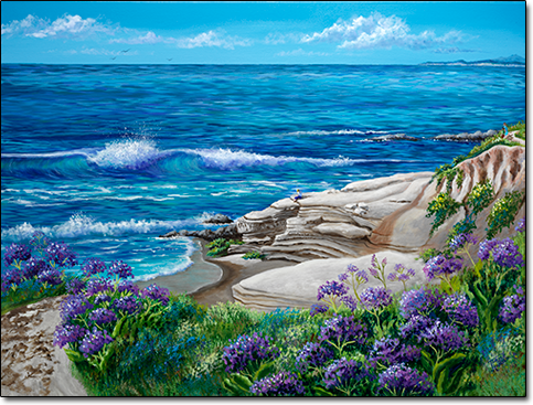 La Jolla Bluffs by Joan Hansen