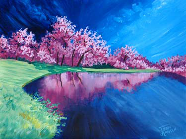 Cherry Trees by Joan Hansen