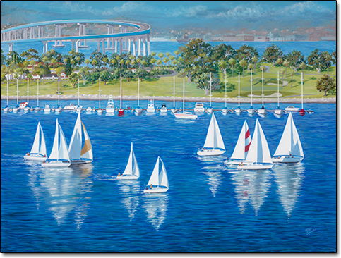 Coronado Regatta by Joan Hansen