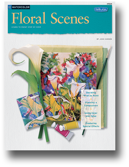 Floral Scenes Watercolor Book