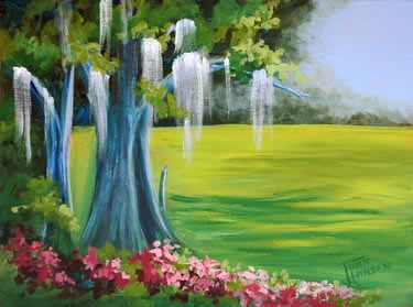 Live Oak Tree by Joan Hansen