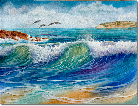 Looking Toward Pt Loma by Joan Hansen