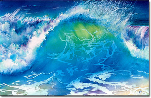 Luminous Surf by Joan Hansen