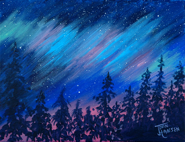 Northern Lights by Joan Hansen