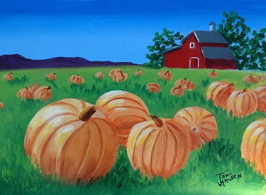 Pumpkin Patch by Joan Hansen