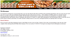 carolines creation website