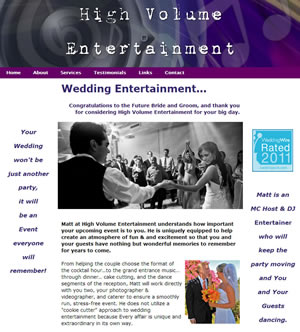 High Volume Entertainment Wedding DJ